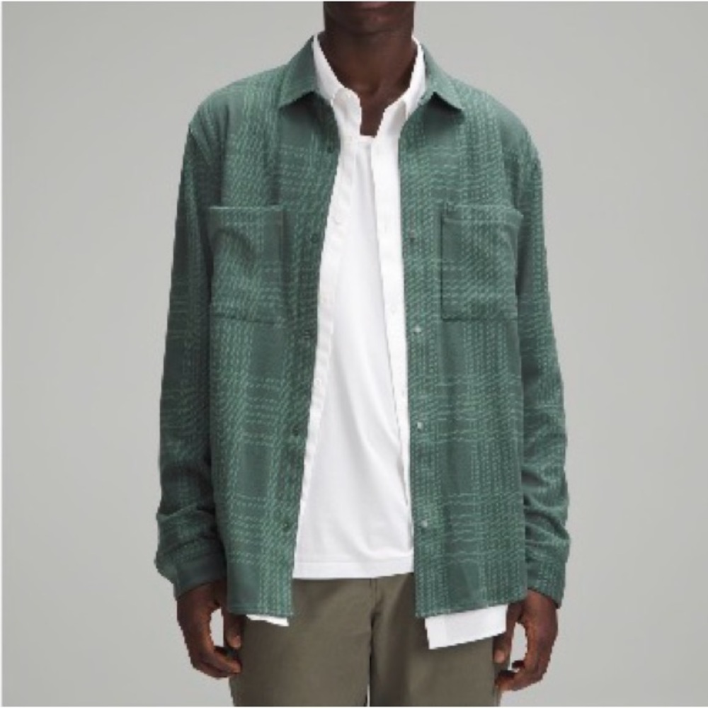 Lululemon / Soft Knit Overshirt / green / large